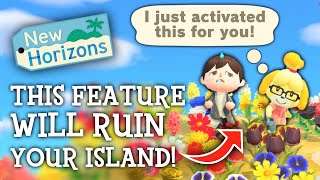 This Feature Will RUIN Your Island in Animal Crossing New Horizons [upl. by Navanod]