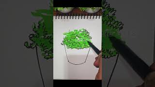 Easy pot drawing for beginners artshorts art shortsviral explore [upl. by Neraj]