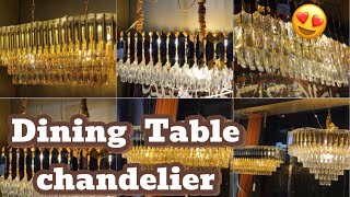 dining table chandelier lightdining table Fanoos light design rajabbutt94 ❤️ [upl. by Eitsud]