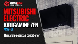 Experience the Elegance of the Mitsubishi Kirigamine Zen MSZEF Black Model Air Conditioner [upl. by Hars]