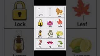 L Words for Kids  Letter Ll Words  Things that Start with Ll  L words  Learn Phonics [upl. by Ailadi]