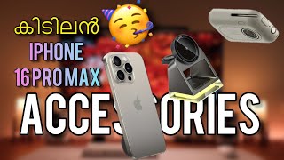 Must have IPhone 16 Pro Max accessories Malayalam [upl. by Ienttirb108]