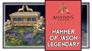 Assassins Creed Odyssey Legendary Chest Locations  Hammer of Jason Legendary Hammer [upl. by Bilac664]