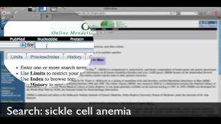NCBI OMIM Tutorial [upl. by Niggem]