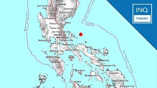 Magnitude 53 49 earthquakes strike off Jomalig Quezon  INQToday [upl. by Adnovad484]