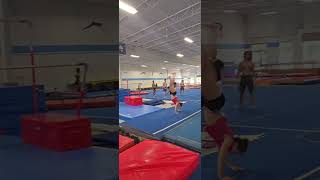 Trampolinist tries gymnastics [upl. by Jaclin580]