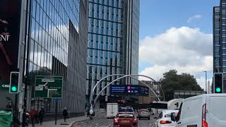 London 4k drive through Shoreditch [upl. by Aneeg]