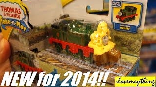 NEW for 2014 Whiffs Banana Blooper Take N Play  Thomas amp Friends Playset [upl. by Nalim646]