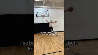 How do I dunk better 🤦🏻 basketball dunk shorts nba [upl. by Nitsew]