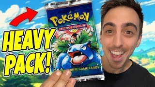 Rare 25 Year Old Pokemon Pack Opened Holo Inside [upl. by Marilee]