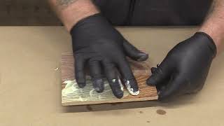 Nick Agar demonstrates applying liming white over wood dyes [upl. by Gibe495]