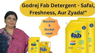 Godrej Fab Liquid Detergent Review [upl. by Denoting]