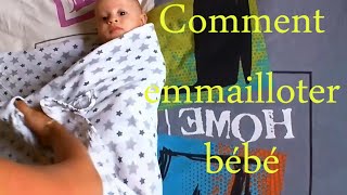 TUTOComment emmailloter bébé démo vrai bébé [upl. by Marteena]