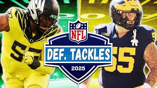 MIDSEASON Defensive Tackle Rankings  2025 NFL Draft [upl. by Cassandry]