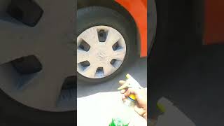 HOW TO MAKE CAR DASHBOARD amp TYRE POLISH  🚖🏁 [upl. by Ahseet29]