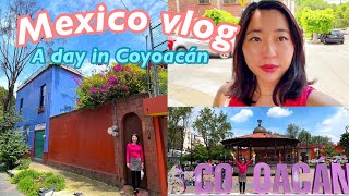 Coyoacan Mexico City VLOG l Where to go amp eat local food bazzar artisan markets amp parks [upl. by Moscow]