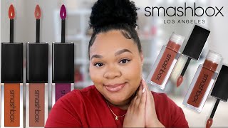 SMASHBOX ALWAYS ON LONGWEAR MATTE LIQUID LIPSTICK [upl. by Abelard403]