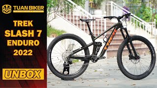 TREK SLASH 7 ENDURO TRAIL  UNBOXING VIDEO  TUANBIKER HA NOI [upl. by Aened855]