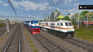 Loco Change 22960 Jamnagar Intercity I MSTS Open Rails I jsh gaming [upl. by Reiche822]