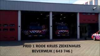 Brandweer Beverwijk rukt uit naar het Rode Kruis Ziekenhuis [upl. by Eizzik]