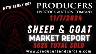 1172024 Sheep amp Goat Market Report  Producers Livestock Auction  San Angelo TX [upl. by Greff]