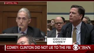 Trey Gowdy Rips Into FBI Director James Comey on Hillary Clintons quotIntentquot [upl. by Spenser939]