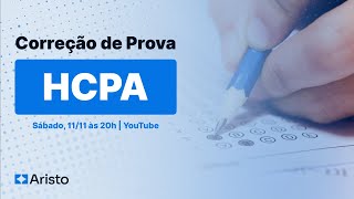 Live de correção Aristo  do HCPA [upl. by Kaete]