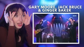 Gary Moore Jack Bruce Ginger Baker  quotSpoonfullquot  First Time Reaction [upl. by Iruahs]