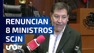 8 Ministros de la SCJN presentaron su renuncia [upl. by Mariel45]