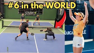 Pro Mixed Doubles with Rachel Rohrabacher Bmac and Allie 5362 DUPR [upl. by Atikaj]