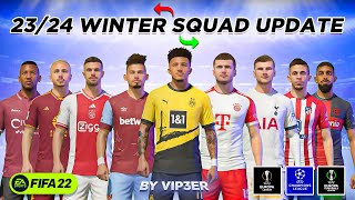 2324 Squad Update For FIFA 22 New Transfers  New Players  Winter Squad Update [upl. by Asilrahc24]