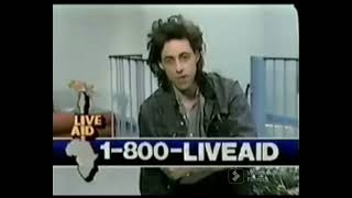 Bob Geldof Message Live Aid [upl. by Araccot]