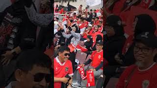 ULTRAS GARUDA QATAR KEMBALI PADATI STADION QATAR • INDONESIA VS JORDANIA U23 [upl. by Jemmie417]