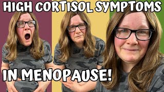 7 Menopause symptoms linked to high cortisolTips to lower cortisol [upl. by Nagorb]