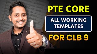 PTE Core  All Working Templates for CLB 9  Skills PTE Academic [upl. by Murdocca437]