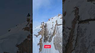 Summer vs winter ski line skiing [upl. by Ahrens]