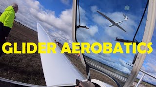 Glider Aerobatics In The Winter Time [upl. by Yemarej]