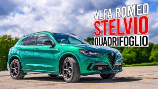 2024 Alfa Romeo Stelvio Quadrifoglio Track Impressions [upl. by Enilrek]