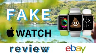 FAKE 28 Apple Watch From eBay  REVIEW [upl. by Christianity]