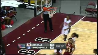 Top plays from the 1st quarter of Abbeville and Timmonsville in the Girls A South Carolina Girls Bas [upl. by Attelrahc]