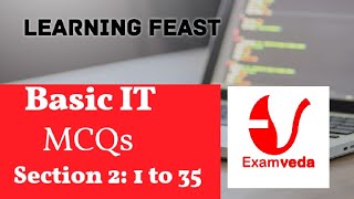 Examveda Computer Fundamentals Section 2  1 to 35 MCQs  learnfeast1 [upl. by Hanahsuar476]