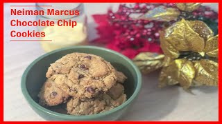 The Perfect Holiday Chocolate Chip Cookie 🍪  250 Neiman Marcus Recipe [upl. by Ellenwad]