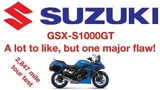 Suzuki GSXS1000GT 2847 mile tour review motovlog motorcycle [upl. by Lazos562]