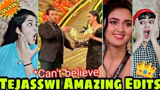 Tejasswi Prakash Bigg Boss 15 Winning Moments 🏆 Tejasswi Attitude Videos🔥 Pakistani Reaction [upl. by Silvanus96]