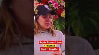 Rosie Rivera Llora Y Intenta Perdir Perdón shorts viralvideo shorts viralvideo [upl. by Seamus]