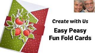 Angled Gatefold Card 2 Easy Ways to Make This Fun Fold Card [upl. by Demmahum]