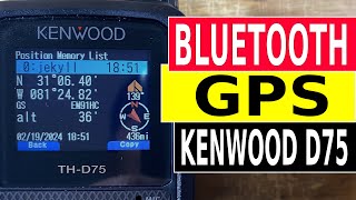 GPS Over Bluetooth with the Kenwood D75 [upl. by Cherianne]