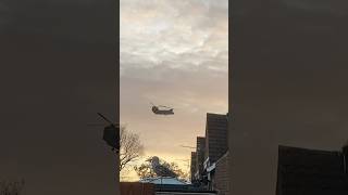 AMAZINGLY low CH47 Chinook lowpass fast chinook [upl. by Anomas]