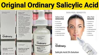 The Ordinary Salicylic Acid 2 Solution Review  Original Ordinary Serum Very Fast Whitening Result [upl. by Lasala]