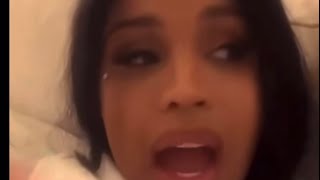 Cardi B live AgainTalks About Offset and Album [upl. by Leifer]